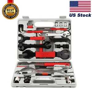 44PCS Set Home Professional Complete Mechanic Cycling Bike Repair Tools Tool Kit - Picture 1 of 8