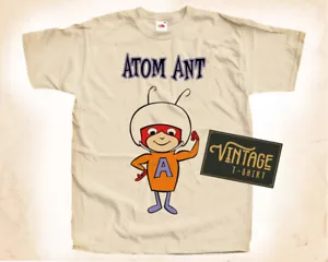 The Atom Ant Show T SHIRT Tee Movie Poster Vintage Natural sizes S-5XL - Picture 1 of 2