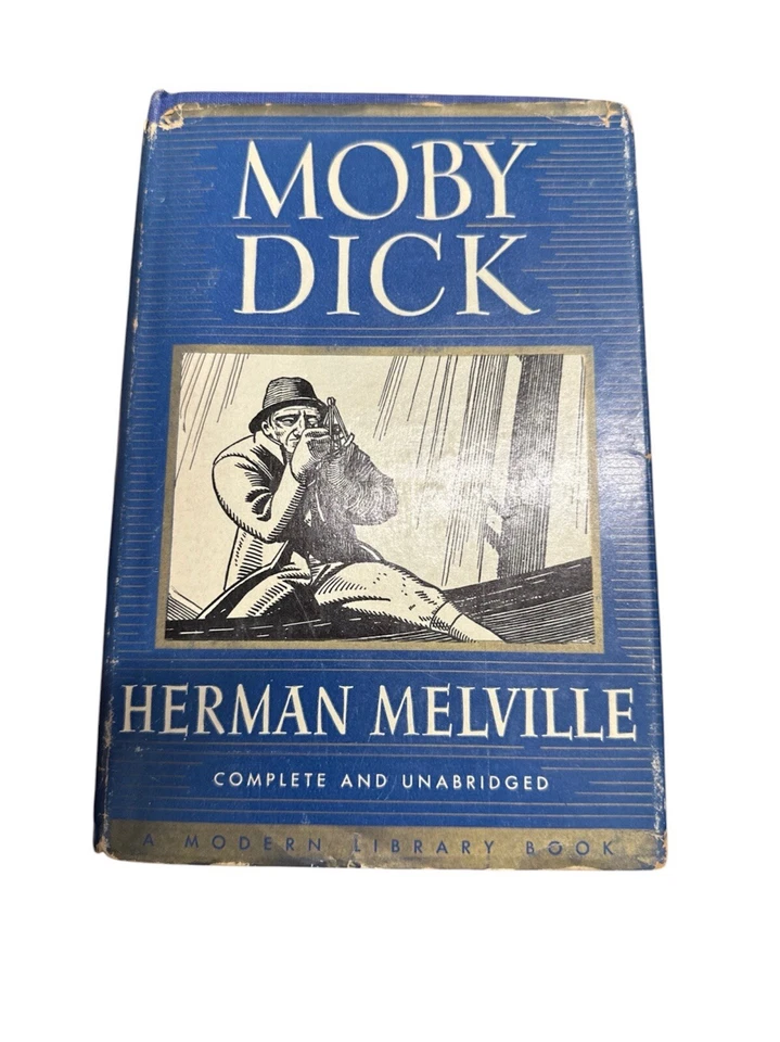 Moby Dick by Herman Melville. (Modern Library edition. 1950 with DJ) Foto 1 de 1