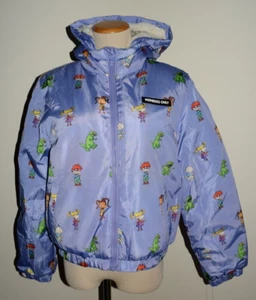 New Juniors Members Only Nickelodeon Rugrats Jacket Medium Purple Hooded Coat - Picture 1 of 3