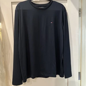 Tommy Hilfiger Long Sleeve Shirt Blue Lightweight - Picture 1 of 3