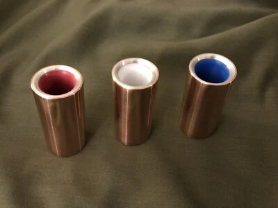 JSA Cu74 Copper Aluminum , Two-Tone, Poly Insert Guitar Slide (US Ring Size 7) - Image 1 of 4