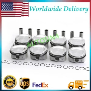 8x Pistons Rings Kit STD Φ89mm For BMW M5 M6 X5 X6 M E70 F10 S63B44 2008-UP - Picture 1 of 3