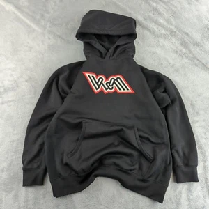 VTG Volcom Hoodie Mens XL Black Logo Graphic Pullover Skate Grunge Baggy Y2K - Picture 1 of 14