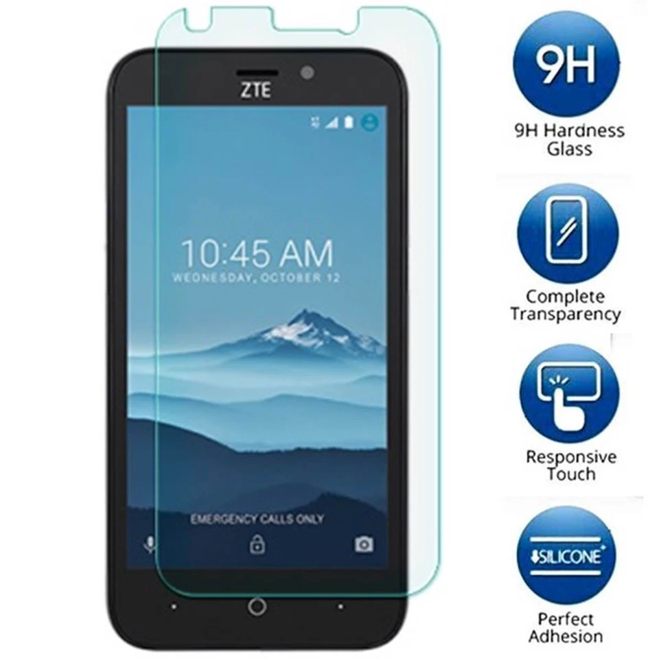 Protector de pantalla de vidrio templado 9H protector protector protector cubierta para ZTE Prestige 2 Foto 1 de 4