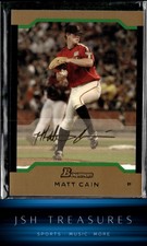 2004 Bowman Draft Picks & Prospects #BDP126 Matt Cain Gold NM