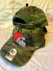 CLEVELAND BROWNS NFL 47 BRAND CAMO GREEN CLEAN-UP STRAPBACK OSFM HAT/CAP NWT