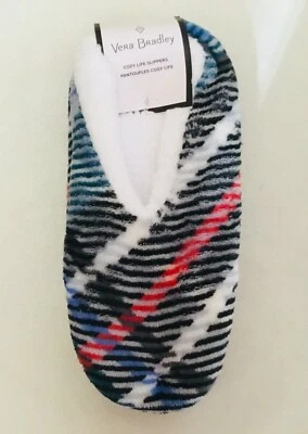 Vera Bradley ~ Zapatillas para mujer Cozy Life ~ "Snowy Plaid" ~ Talla M 7/8 ~ Nuevas Foto 1 de 3