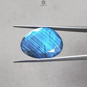 Labradorita de fuego azul de 18,60 quilates piedra preciosa facetada de lujo 1 pieza para joyería 24*18 mm - Imagen 1 de 5