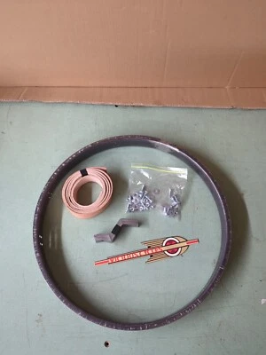 1907-1908-1909 Fits Harley-Davidson Rear Belt Sheave With Brackets, Leather 1.5" - Image 1 of 4