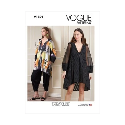 Vogue Schnittmuster V1891 - Kombination - Jacke, Mantel und Hose - Bild 1 von 4