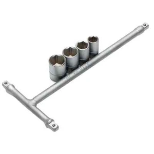 MOTION PRO T-handle Tri drive 1/4 inch mini with 8, 10, 12, 13 mm sockets - Picture 1 of 2