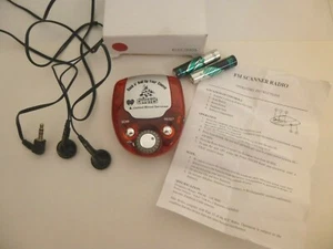 Transistor FM Scanner Radio w/Stereo Earplulgs, Batteries Phoenix Coyotes - Zdjęcie 1 z 9