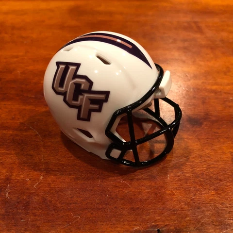 UCF Knights white custom pocket pro helmet Cover