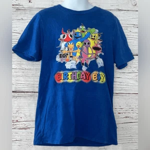 Customized Rainbow Friends Birthday Boy Short Sleeve Shirt - Picture 1 of 4