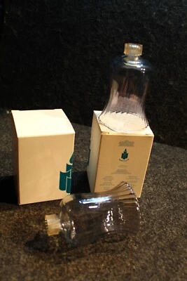 Set of 2 PartyLite P0451 Blue Ridge peglite glass candle holders - Imagem 1 de 4