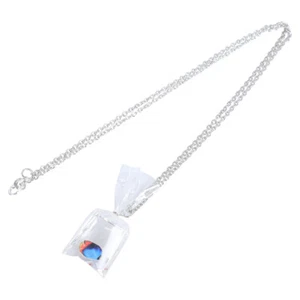 Goldfish Jewellery Fish Chains Water Bag Necklace Miss Man - Picture 1 of 12