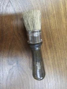 Vintage Osborn Walnuss Linienbürste natürliche ungefärbte Borsten Made in USA - Bild 1 von 3