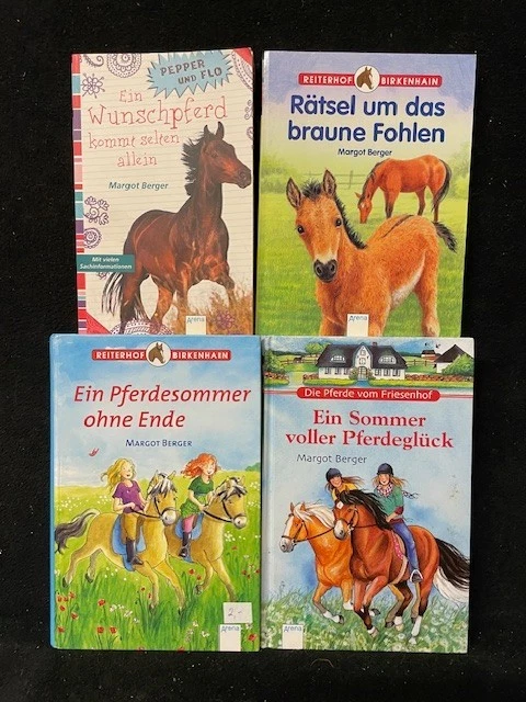 SAMMLUNG PAKET - 4 x MARGOT BERGER - Reiterhof Birkenhain, Pepper und Flo u.a. - Bild 1 von 1
