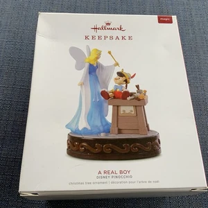 2018 Hallmark Keepsake Disney Pinocchio A REAL BOY Christmas Ornament NIB - Picture 1 of 14