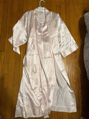 Conjunto de bata y vestido Christian Dior lencería para mujer rosa floral de 2 piezas talla M de colección  Foto 1 de 4