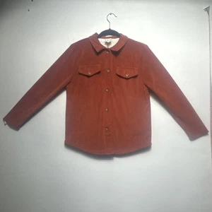 Belle Du Jour Girls. Jacket Orange, polyester Long Sleeve Button Down - Picture 1 of 11