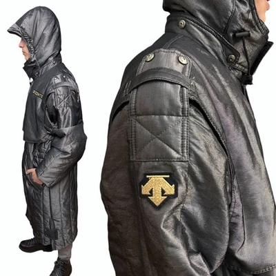 RARO Abrigo Parka Esquí DESCENTE Largo METÁLICO De Colección Años 80 Japón DO-8755 Talla M F50 Foto 1 de 4