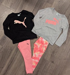 PUMA (Sz 4T) Girls' Active (2pc) 2 Outfit Set - Picture 1 of 6