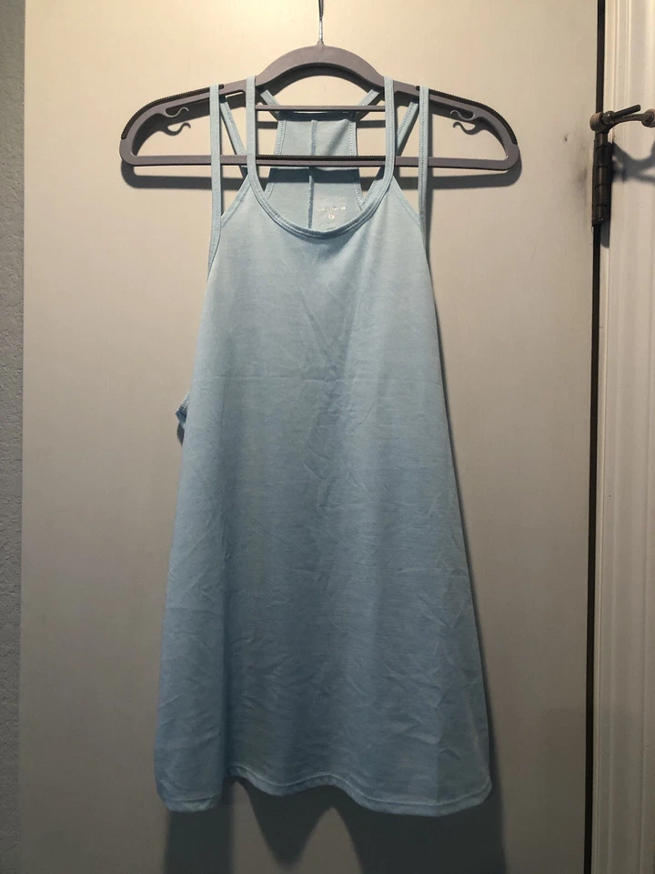 Layer8 Women’s Workout Qwick Dry Shirt Color Light Blue Size Large  - Image 1 of 4