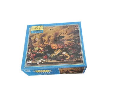 Charles Wysocki Monte Monty Minding the Store 1000 Pc Puzzle Vtg Fall Halloween - Image 1 of 4