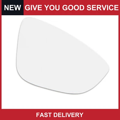 Pack of 1 for Volkswagen CC 2009-2017 Right Side Door Mirror Glass W/ Adhesive Foto 1 de 4