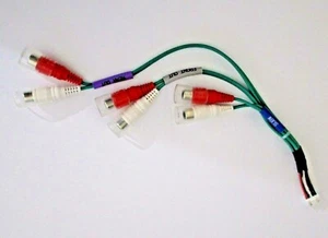 ORIGINAL ALPINE ILX-F309TND RCA KABELBAUM VORNE HINTEN SUB NEU OEM ND2 - Bild 1 von 2