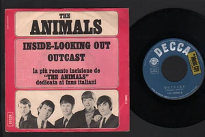 7" THE ANIMALS INSIDE LOOKING OUT / OUTCAST ITALY UNBOXED DECCA 1966 ERIC BURDON - Foto 1 di 1