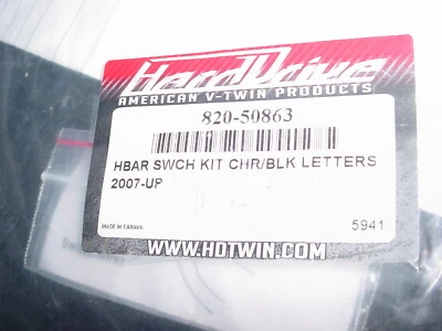 Interruptores de manillar Harley Davidson Sportster Dyna Softail 820-50863 Foto 1 de 2