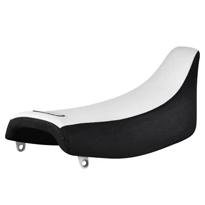 Cubierta de asiento con pinza Kawasaki KLR 250 1978-2005 NEGRO/BLANCO estándar #314 Foto 1 de 4