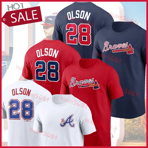 HOT NEW - Matt Olson Atlanta Braves 2023 Player Name & Number T-Shirt For Fans Cover