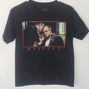 DGK Mafia The Godfather Respect T-Shirt Mens Small Black 