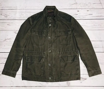 Kroon Field Military Jacket Coat Men's XL Green Full Zip Utility Outdoor Pockets - Image 1 of 4