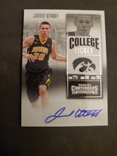 Jarrod Uthoff 2016-17 Panini Contenders Draft Picks College Ticket Auto #130