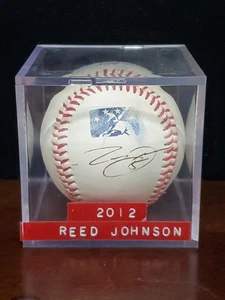 Chicago Cubs Baseball Signed REED JOHNSON Autograph Rawlings Major League 2012 - Picture 1 of 6