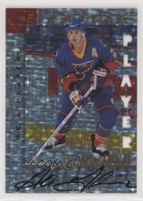 1997-98 Pinnacle Be A Player Prismatic Die-Cut Auto Al MacInnis #125 Auto HOF