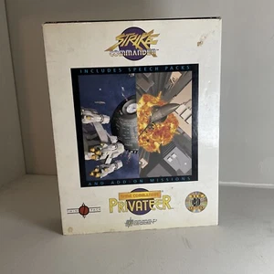 Strike Commander Wing Commader Privateer PC 1994 White Boxed VersionBig Box Rare - Picture 1 of 3