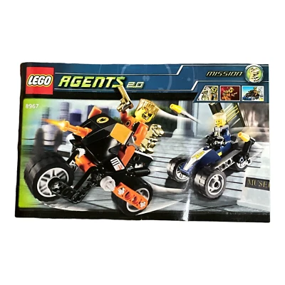 LEGO Agents 2.0 #8967 Gold Tooth's Getaway manual de instrucciones SOLO Foto 1 de 4
