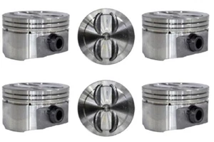 Chevrolet 262 4.3L V6 1992 - 2013 (6) Enginetech Hypereutectic Dish Top Pistons - Picture 1 of 3