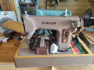SINGER 285K SEMI INDUSTRIAL HEAVY DUTY LEATHER AND UPHOLSTERY SEWING MACHINE - Picture 1 of 15