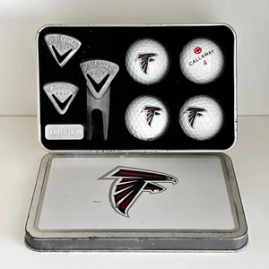 Callaway Atlanta Falcons Golf Ball & Marker Set Box New *Read - Picture 1 of 9