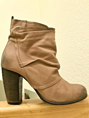 Boutique 9 Daveney Botas de Mujer de Cuero Coñac Imitación Piel Tacón Bloque 8.5 Foto 1 de 4