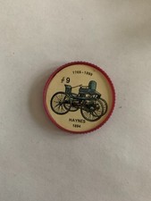 1962 Jell-O History of the Auto Coins #9 Haynes 1894 - RARE & VINTAGE ! (inv.1)