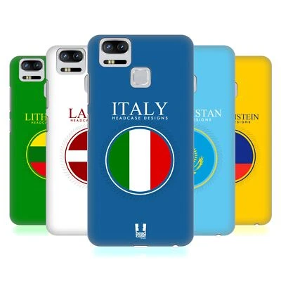 JUEGO DE 2 PARCHES DE BANDERA HEAD CASE DESIGNS FUNDA Y PAPEL TAPIZ PARA TELÉFONOS ASUS ZENFONE Foto 1 de 4