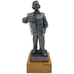 RAF Armourer Bronze Resin Figurine Statue